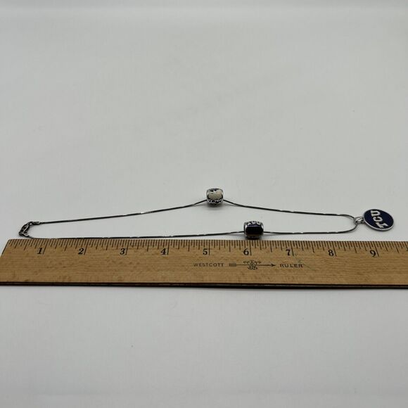 Teagan Co. .925 Sterling Silver TCU Texas Christian University Necklace - Picture 6 of 8